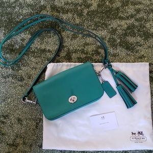 Coach Green Crossbody Padlock Bag